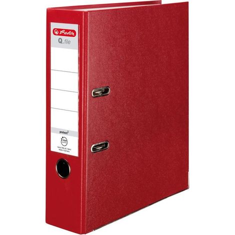 Carpeta Herlitz A4/80 mm roja