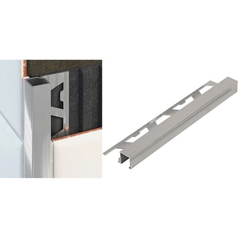 PROFILO ALLUMINIO "QUADRO" H 12 MM 2,5MT ARGENTO SATINATO JOLLY MAURER