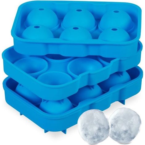 Set di 2 stampi per cubetti di ghiaccio in silicone (1/5)