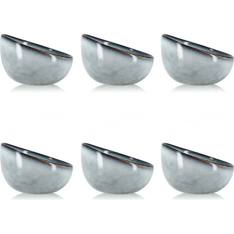 Lot de 6 coupelles en grès 12cm, ARONAL