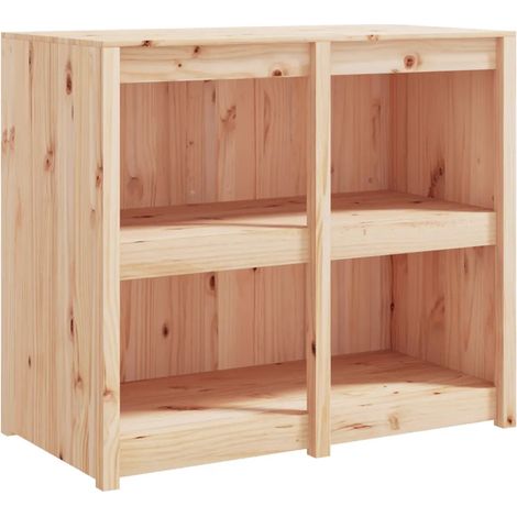 Armario modular de cocina exterior con almacenamiento 106 x 55 x 92 cm fabricado en madera maciza de pino 020049236 (1/5)