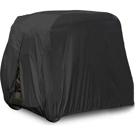 Housse pour voiturette de golf 275 x 122 x 168 cm, housse de protection durable pour voiturette de golf, imperméable, résistante à la pluie et à la poussière, housse pour kart, protection pour voiture (1/5)