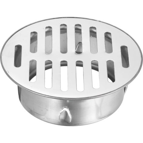 Siphon de sol à clipser - Couvercle de siphon de douche - Pour terrasses extérieures - Convient aux tuyaux jusqu'à 110 mm de diamètre (1/5)