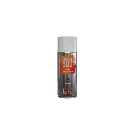 SMALTO 800  °C ALTA TEMPERATURA SPRAY- - ml.400 alluminio (3331) - 6 pezzi AREXONS