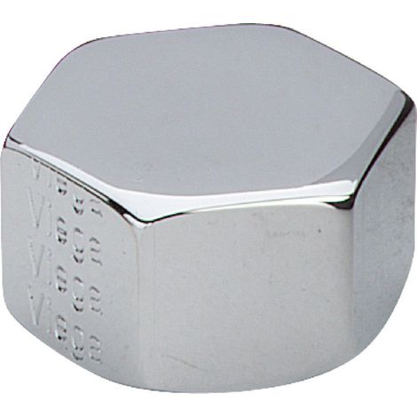 Viega Tapa, G 3/8 Latón, cromado modelo 1761, 107741