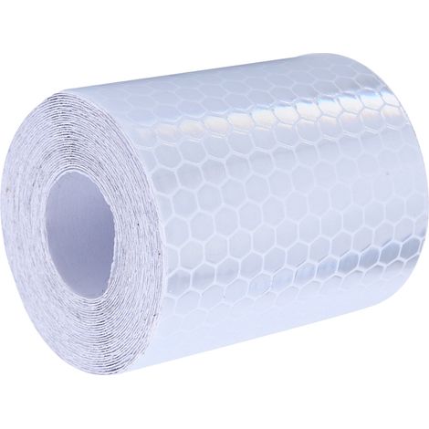 Rouleau Advertencia Fluorescente Cinta Adhesiva Reflectante Pegatina Seguridad (1/5)