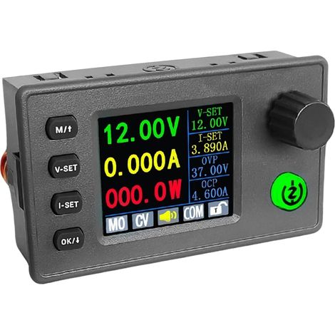 Convertisseur Buck-Boost réglable CC - 12 V - Module d'alimentation réglable - Alimentation de laboratoire - Affichage LCD - Alimentation CC abaissante