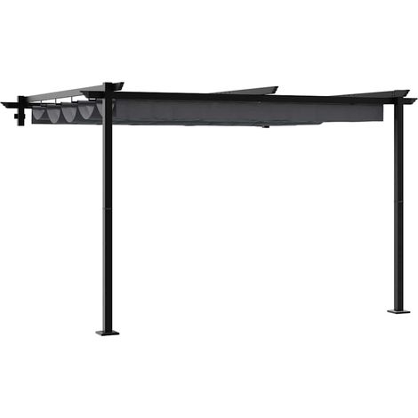 Pavillon Anthracite 300 x 300 x 200 cm Polyester (1/5)