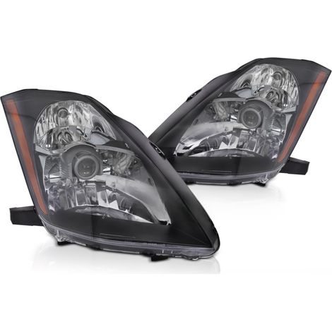 Paire de feux phares Nissan 350Z de 2003 a 2005 Design Noir-41272646