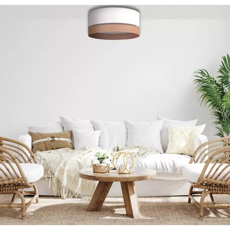 [GEBRAUCHT] B-Ware Euluna Levo Deckenleuchte Ø 60 cm Jute Ecru dimmbar für Wohnräume (1/2)