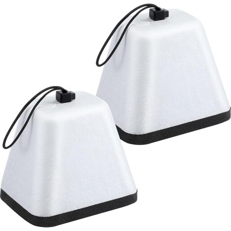 Juego de 2 fundas para grifo exterior para invierno - Fabricadas en espuma para exteriores - Protegen su grifo exterior - Tapa protectora aislante - Funda antiheladas - Espuma 2P
