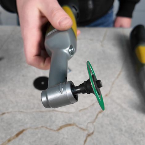 Ensemble d'adaptateurs de support pour adaptateurs de gravure et mini-ponceuse Flasque de montage universelle pour disques de découpe diamantés et disques abrasifs Compatible avec Proxxon (1/5)
