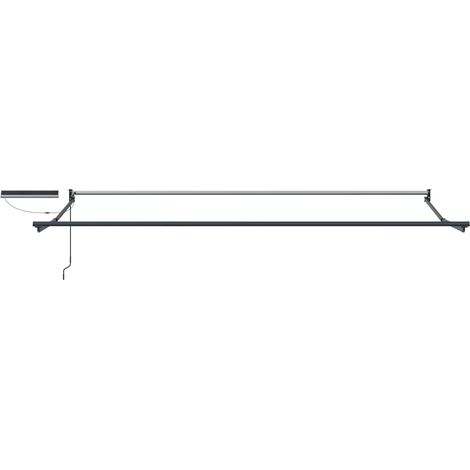 Cadre de store rétractable électrique Anthracite Acier (1/5)