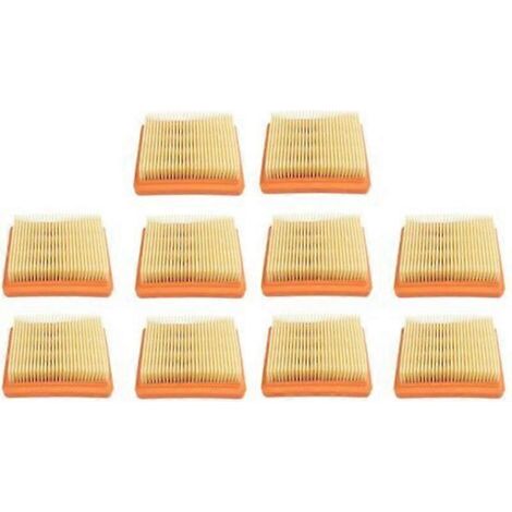Packung mit 10 Luftfiltern für Stihl 4180-141-0300B FS91 FS111 FS131 HT103 HT133 KM91 (1/3)