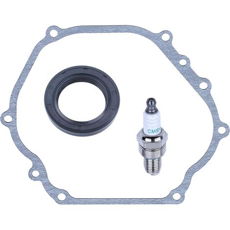 Joint de carter moteur Adefol avec joint d'huile et bougie pour moteur de tondeuse à gazon Honda GX390 13CV GX340 11CV pièces de rechange pour 11381-ZE3-801, 91201-ZE3-004 (1/5)