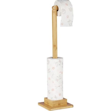 Porta carta igienica in bambu standing (1/5)
