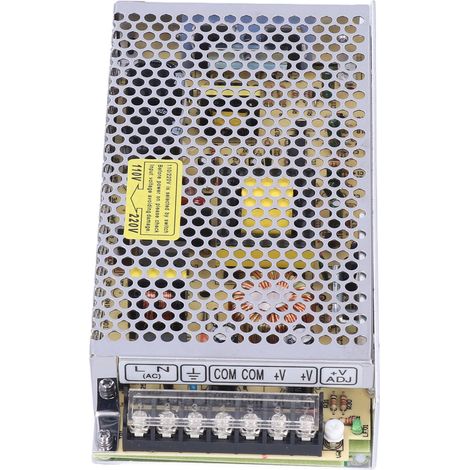 Bloc d'alimentation à découpage, dissipation thermique rapide, 3 modèles, adaptateur DC pour ordinateur, projecteur, moniteur, caméra, 100-240V AC, S-100-5 (1/5)