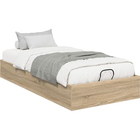 Maison Exclusive - Ottoman Bettgestell Sonoma-Eiche 75,5 x 190 cm