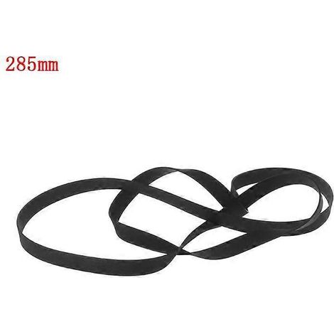 Courroie caoutchouc haute qualité pour platine vinyle, lecteur CD/DVD - 28,5 cm plié - Remplacement durable (1/4)