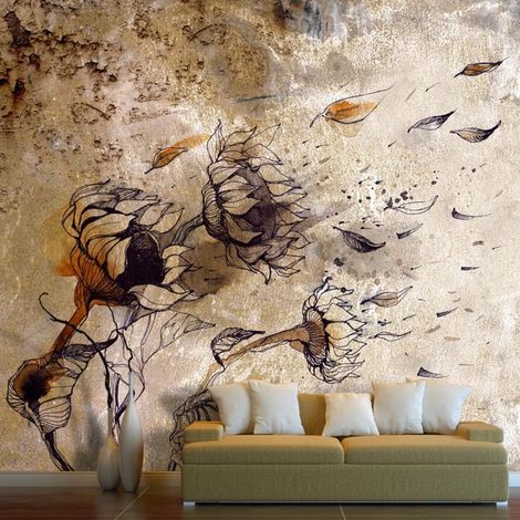 Papier peint souffle de vent - 200 x 140 cm (1/4)