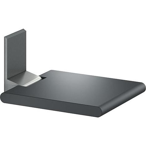 Siege rabattable Normbau Cavere Vario avec plaque de base, 450 x 462mm