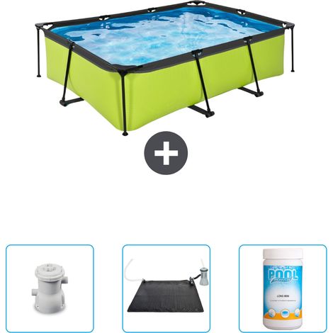 Exit-toys Piscina Exit Rectangular - 220x150x65 cm - 6-piezas  SCB80 (1/4)