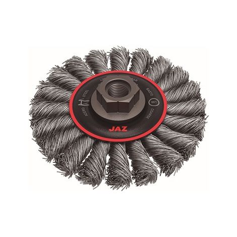 CEPILLO DISCO HS TRENZADO ACERO GRIS M14 Ø115MM HSR0115KM14