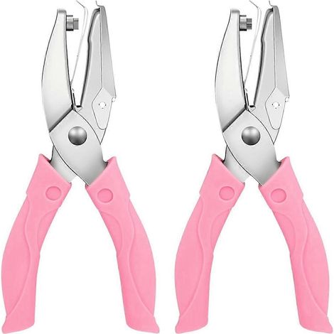 Ensemble de 2 perforatrices manuelles, perforatrice à un trou, perforatrice en forme de cœur -- (1/5)