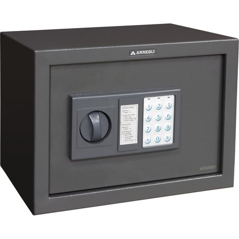 Cassaforte elettronica 35x25x25cm t-25eb arregui (1/3)