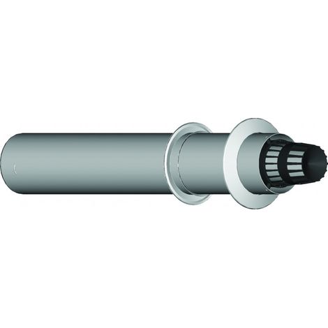 Stabile - Tubo coassiale pps ø60/100 con terminale in nylon per caldaia a condensazione - 85 cm