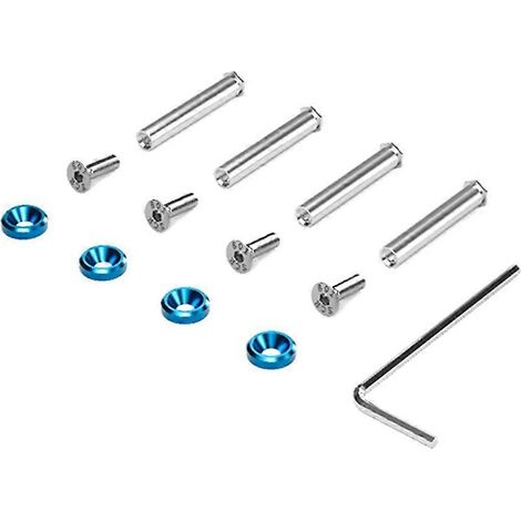 Vis, écrous et joints colorés en alliage d'aluminium pour ventilateurs de refroidissement de processeur de boîtier d'ordinateur (1/4)