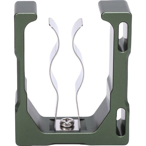 Attache magnetique chariot golf N52 alu inox 3 fixations antiderapante polyvalente transat canne peche vert 1 clip 2 sangles 1 piece (1/5)