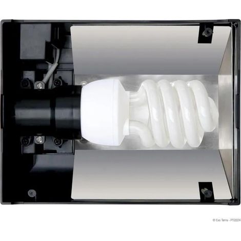 Lampada di illuminazione Exo Terra Compact Top Nano 3 lampadine 26W