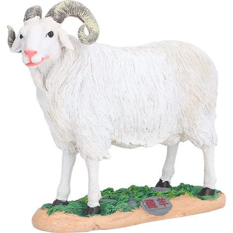 Statue de Mouton, Durable dans l'utilisation des Statues d'animaux en résine de Style Rustique imperméable pour la Cour de la Maison pour Le Jardin pour Le Bureau (1/5)
