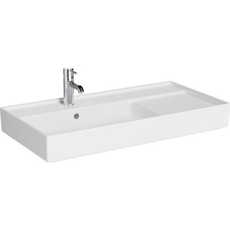 VITRA 7416B003-0001 Lavabo ArchiPlan 90x46 cm asym.