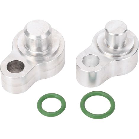 Ortviai Kit de Bouchon pour Climatisation Arrière 4 Pièces en Aluminium et Caoutchouc pour Ford Expedition (1997-2006) et Navigator (1998-2006) (1/5)