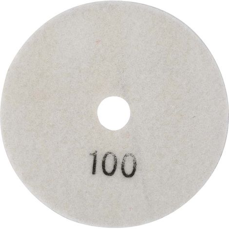 Ortviai Disque de polissage diamant 100 mm pour marbre et granit – abrasif humide, grain 100 (1/5)