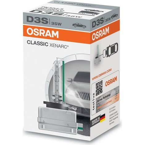 Lampadina allo xeno D3S, filamento Osram Classic Xenarc (1/2)