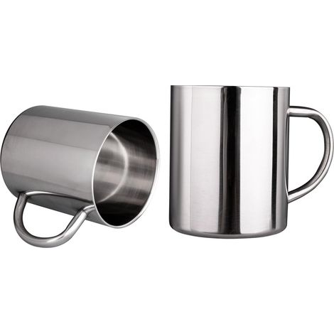 MINKUROW 400 ml Doppelwandige Teetasse aus gebürstetem Edelstahl für Kinder, 2er-Set (1/5)