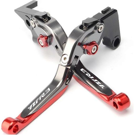 Levier de frein et d'embrayage Yamaha YZF R3 (rouge)