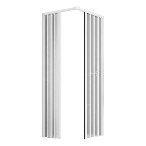 BOX DOCCIA A SOFFIETTO PER DISABILI Misura: cm 80 x 80 (1/2)