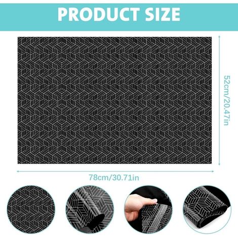 52x78cm Tapis Plaque Induction, Silicone Tapis Protection Plaque, Silicone Anti-Rayures, Surface Magnétique Non Glissante, Résistant à la Chaleur jusqu'à 240°C (1/4)