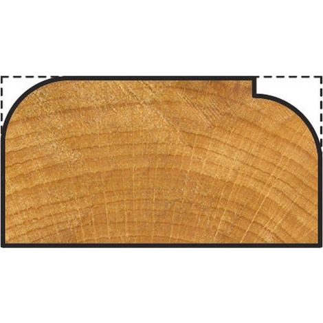 Abrundfräser craft 4006885396302 silber 25 4 mm (1/2)