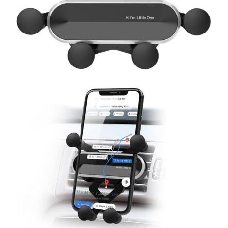 Universelle Kfz-Handyhalterung mit 360°-Drehung, Lüftungsschlitzhalterung für Smartphones von Samsung S20/S10, Huawei, OnePlus und anderen Herstellern sowie GPS-Geräten (1/5)