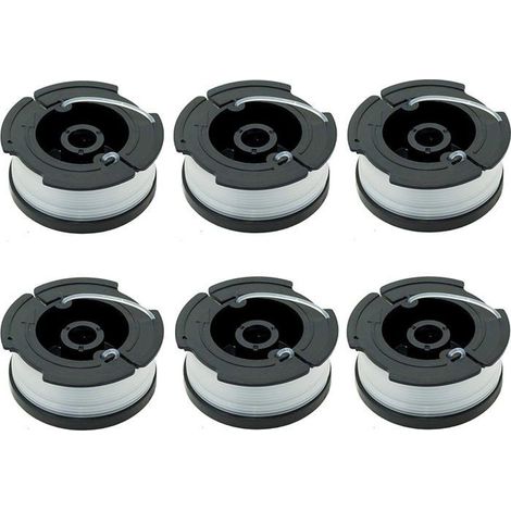 Paquet de 6 Bobines A6481 A6485 pour Black Decker Coupe Bordures (1/3)