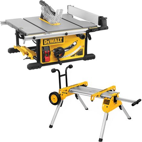 DeWalt Tischkreissäge DWE7492-QS 2000 W 250 mm Untergestell DE7400-XJ (1/5)