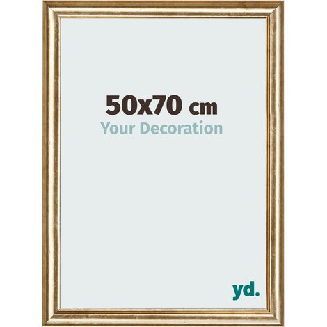 yd. - Cadre photo 50x70 - Or Antique - MDF - Lazio