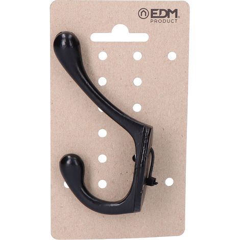 Piccolo appendiabiti Forge nero in pendente EDM in cartone