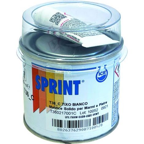 18PZ STUCCO PER MARMO BIANCO ml. 125