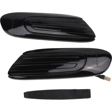 Jeffergarden Paire de feux de position latéraux, lentille fumée, éclairage ambre de remplacement pour COOPER F55 F56 F57 2014 2017 (1/5)